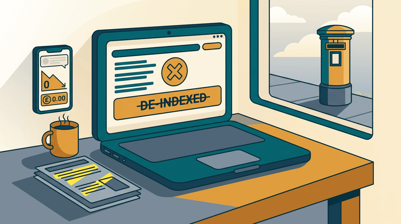 Cover illustration for How to Avoid the Synthetic Index Penalty in AI SEO