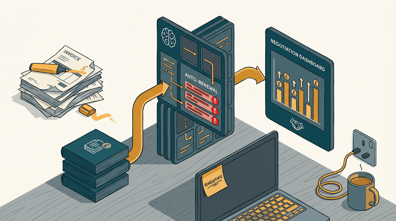 Cover illustration for How to Use AI Workflows to Kill the Passive Renewal Tax